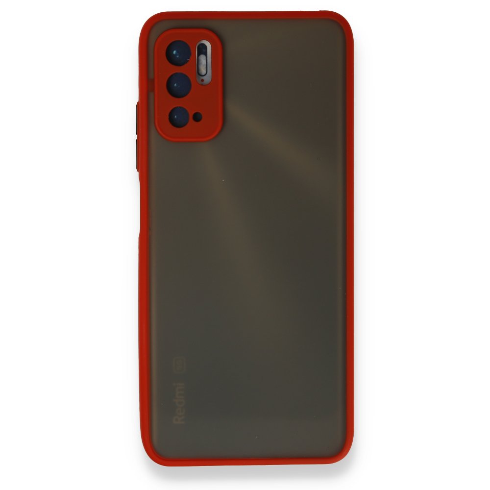 Redmi Note 10 5G Kılıf Montreal Silikon Kapak - Kırmızı Redmi Note 10 5G Kılıf Montreal Silikon Kapak - Kırmızı