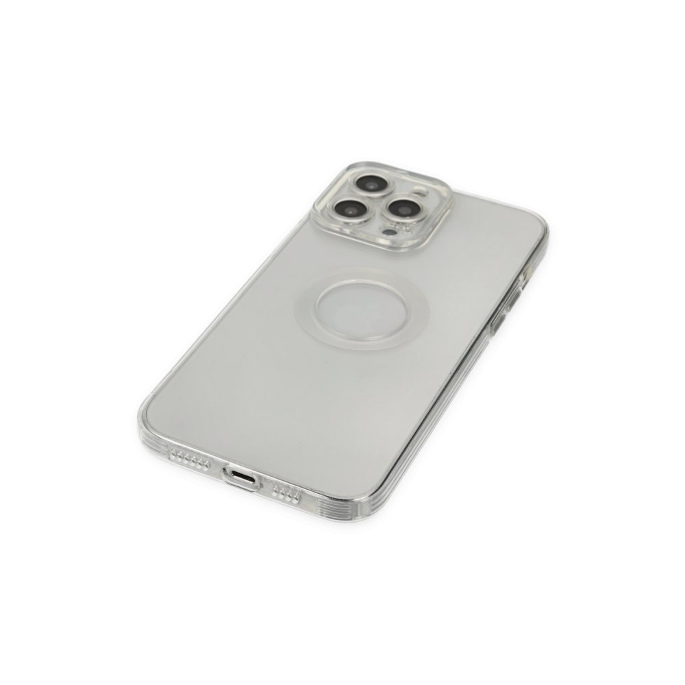  iPhone 13 Pro Max Kılıf Santa Lens Silikon - Şeffaf