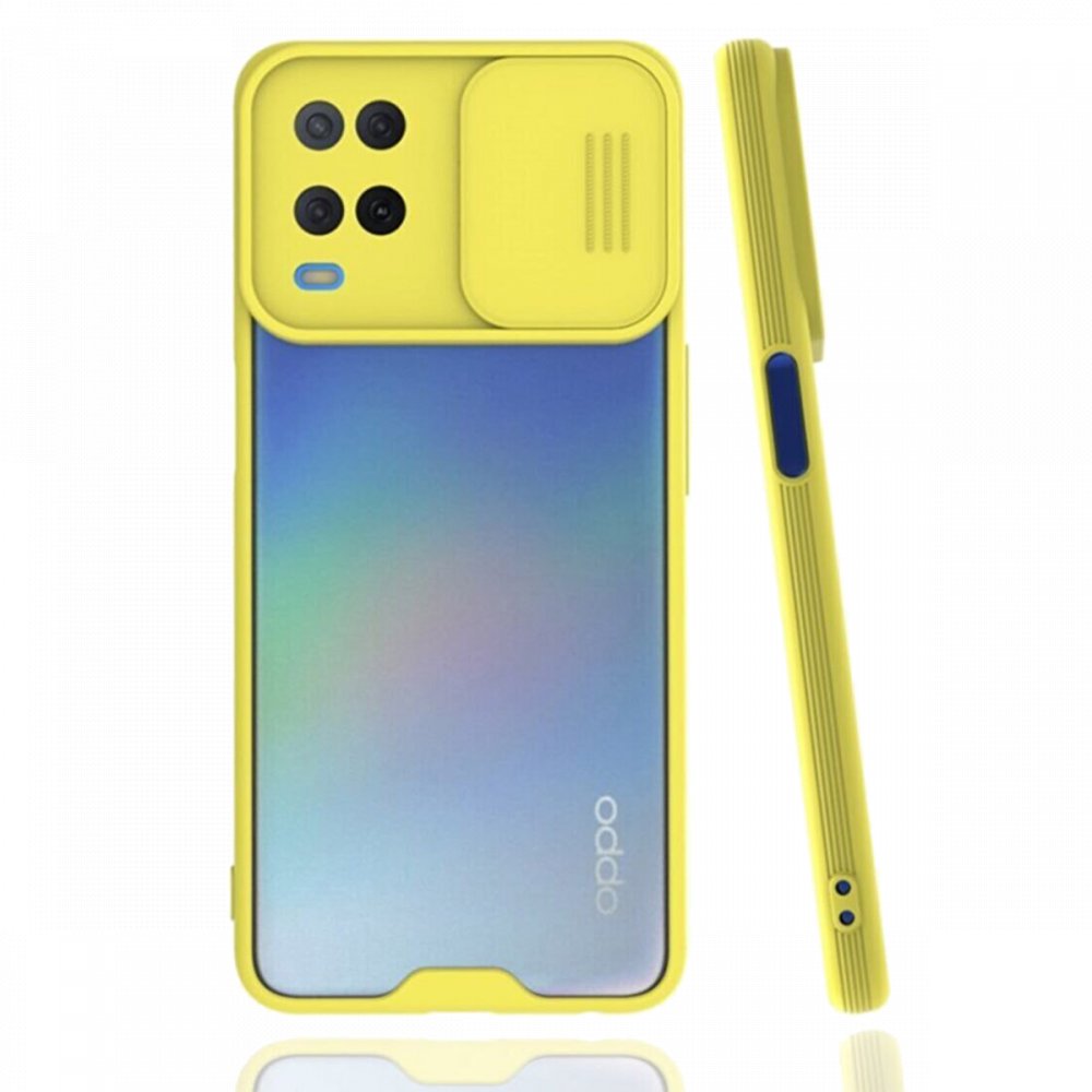 Realme 8 Pro Kılıf Platin Kamera Koruma Silikon - Sarı