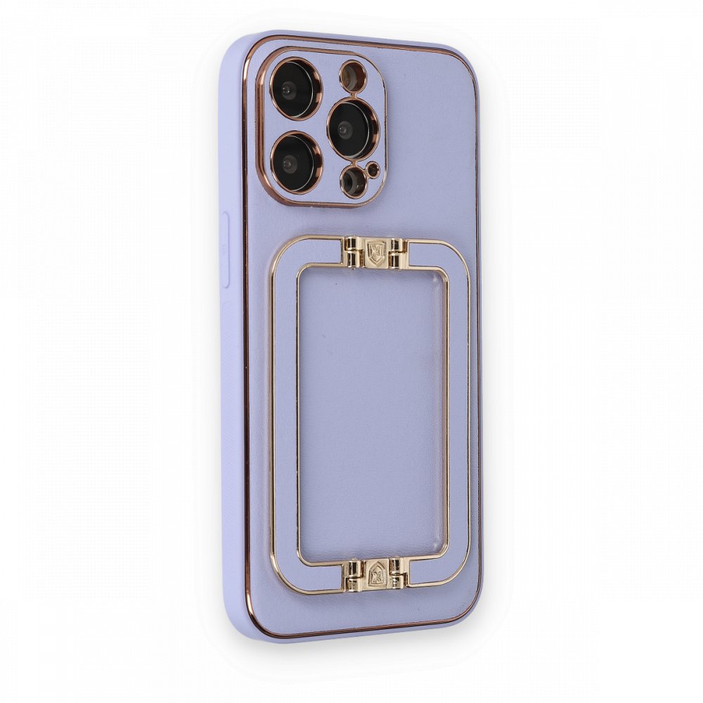 iPhone 13 Pro Max Kılıf Coco Elit Kapak - Lila iPhone 13 Pro Max Kılıf Coco Elit Kapak - Lila