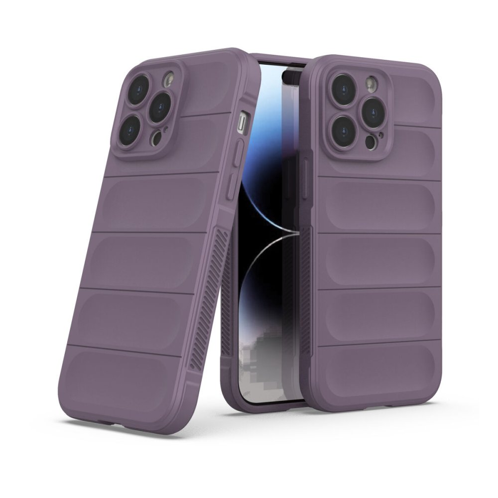 iPhone 15 Pro Kılıf Optimum Silikon - Mor iPhone 15 Pro Kılıf Optimum Silikon - Mor