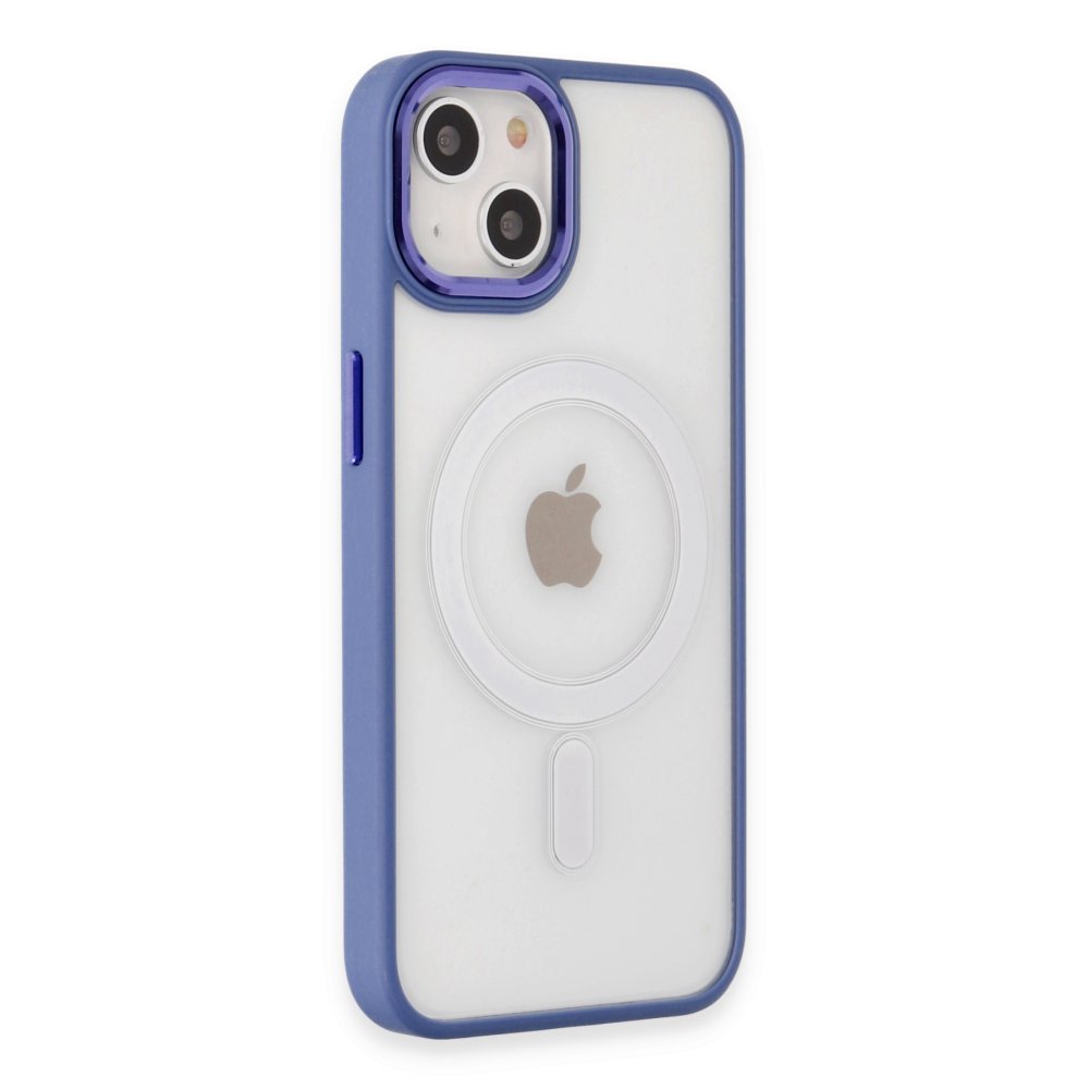  iPhone 15 Kılıf Room Magneticsafe Silikon - Sierra Blue
