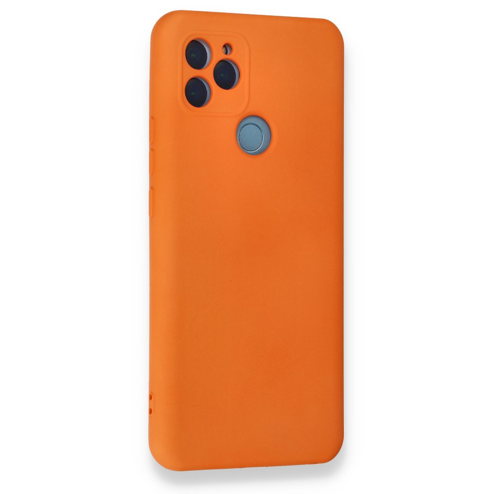  General Mobile GM 21 Kılıf Nano içi Kadife Silikon - Turuncu