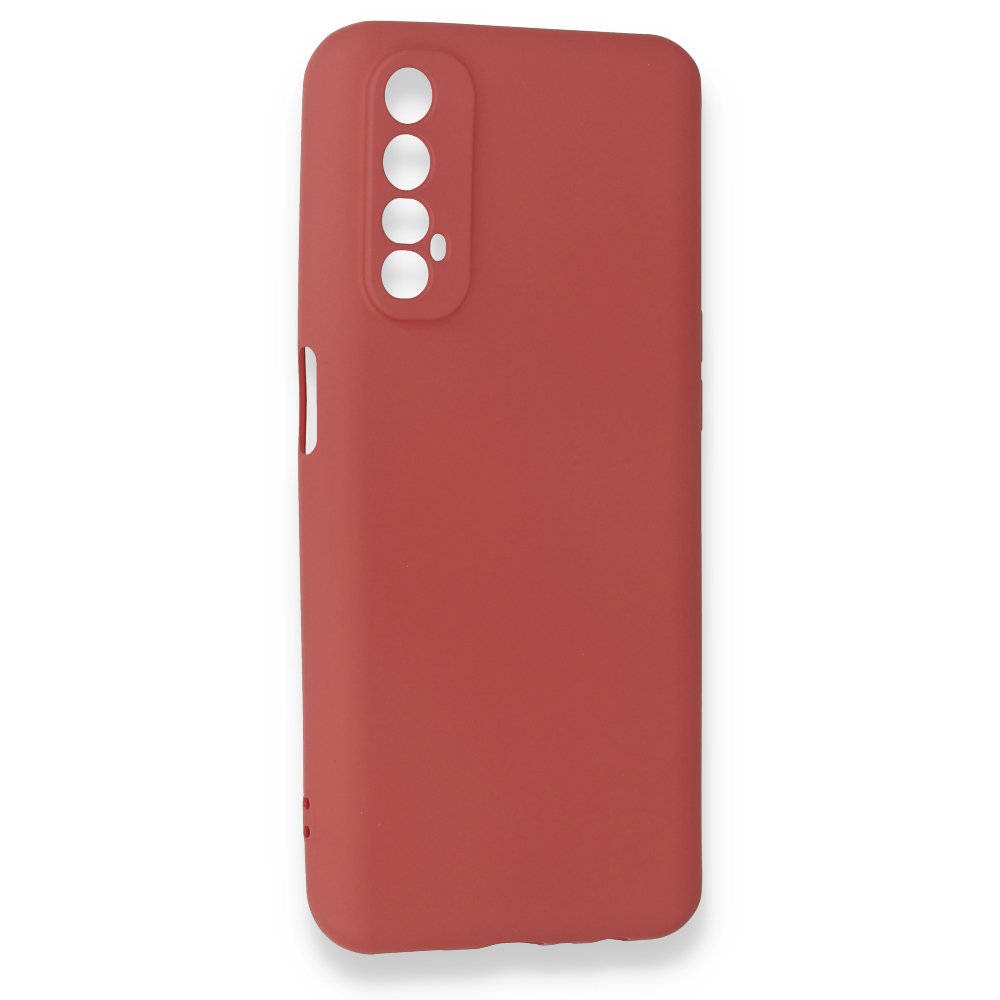 Realme 7 Kılıf First Silikon - Kiremit Realme 7 Kılıf First Silikon - Kiremit