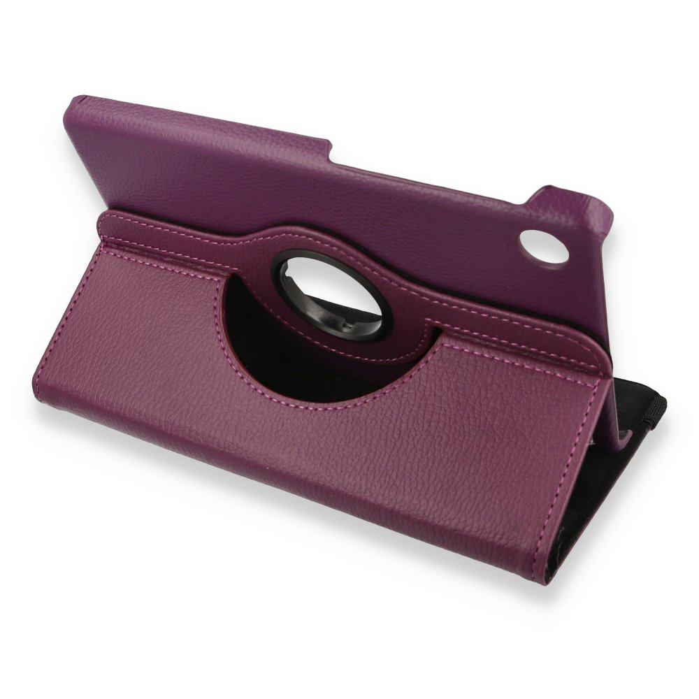 Huawei MatePad T8 8 Kılıf 360 Tablet Deri Kılıf - Mürdüm  Huawei MatePad T8 8 Kılıf 360 Tablet Deri Kılıf - Mürdüm