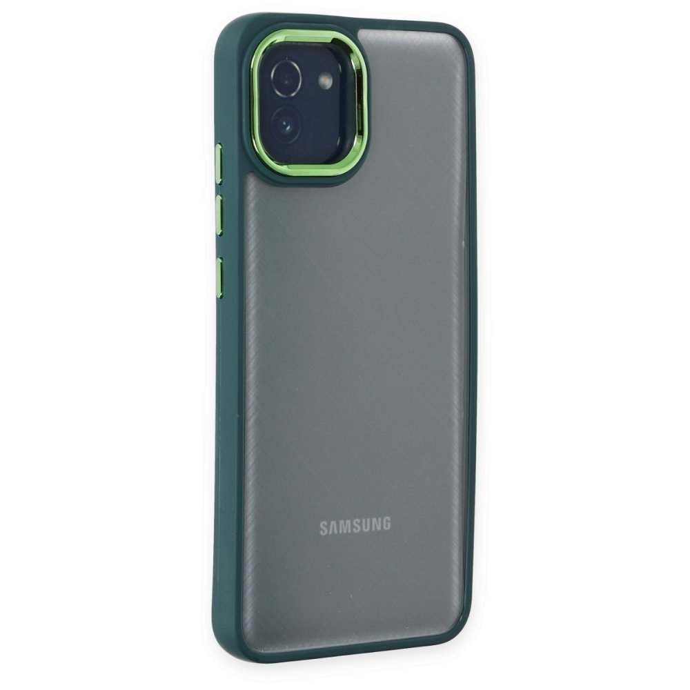 Samsung Galaxy A03 Kılıf Dora Kapak - Haki Yeşil