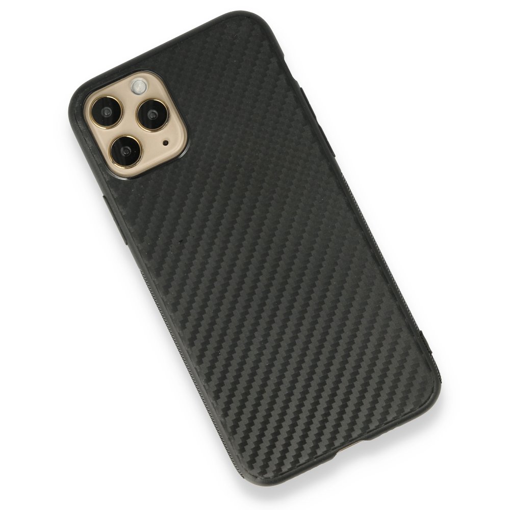  iPhone 11 Pro Kılıf Carbonix Silikon - Siyah