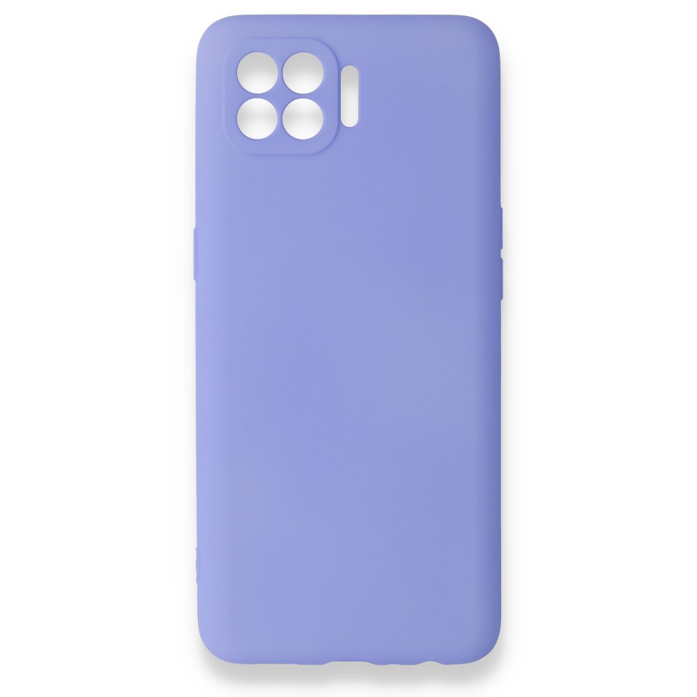  Oppo Reno 4 Lite Kılıf First Silikon - Lila