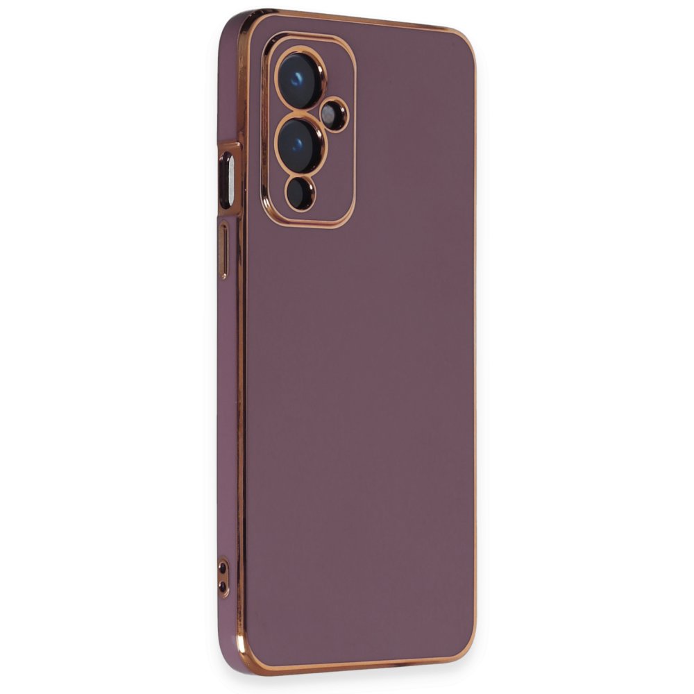  One Plus 9 Kılıf Volet Silikon - Mor