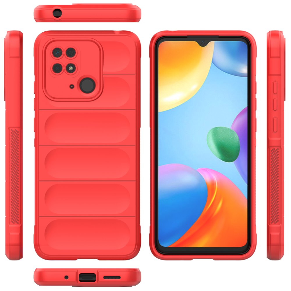 Xiaomi Poco C40 Kılıf Optimum Silikon - Kırmızı Xiaomi Poco C40 Kılıf Optimum Silikon - Kırmızı