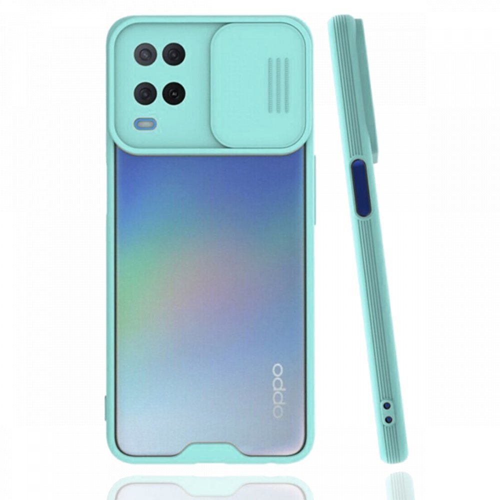  Realme 8 Pro Kılıf Platin Kamera Koruma Silikon - Açık Yeşil