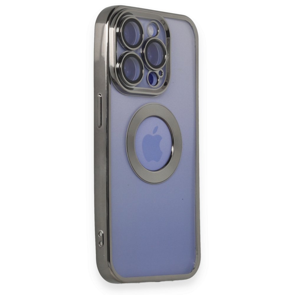  iPhone 15 Pro Kılıf Slot Silikon - Titan Gri