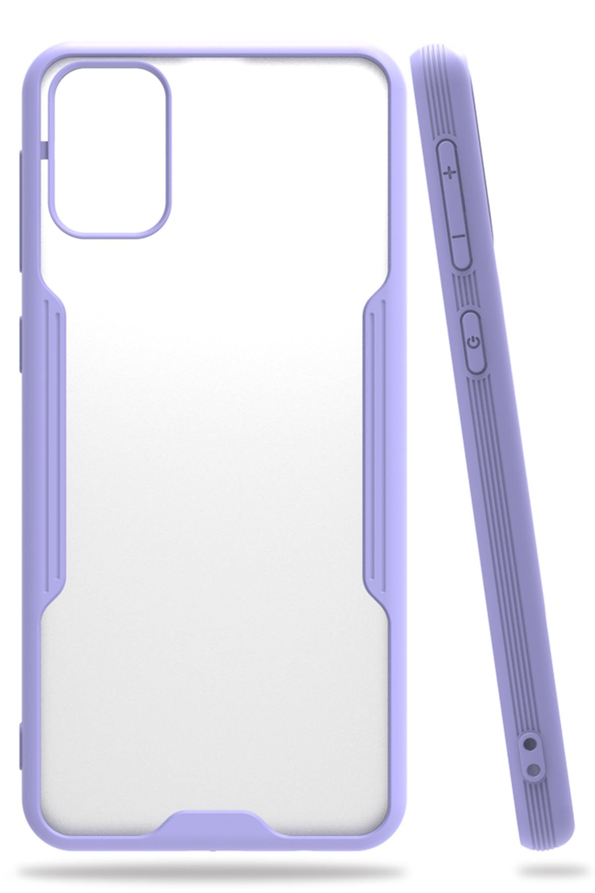  Samsung Galaxy M31 Kılıf Platin Silikon - Lila