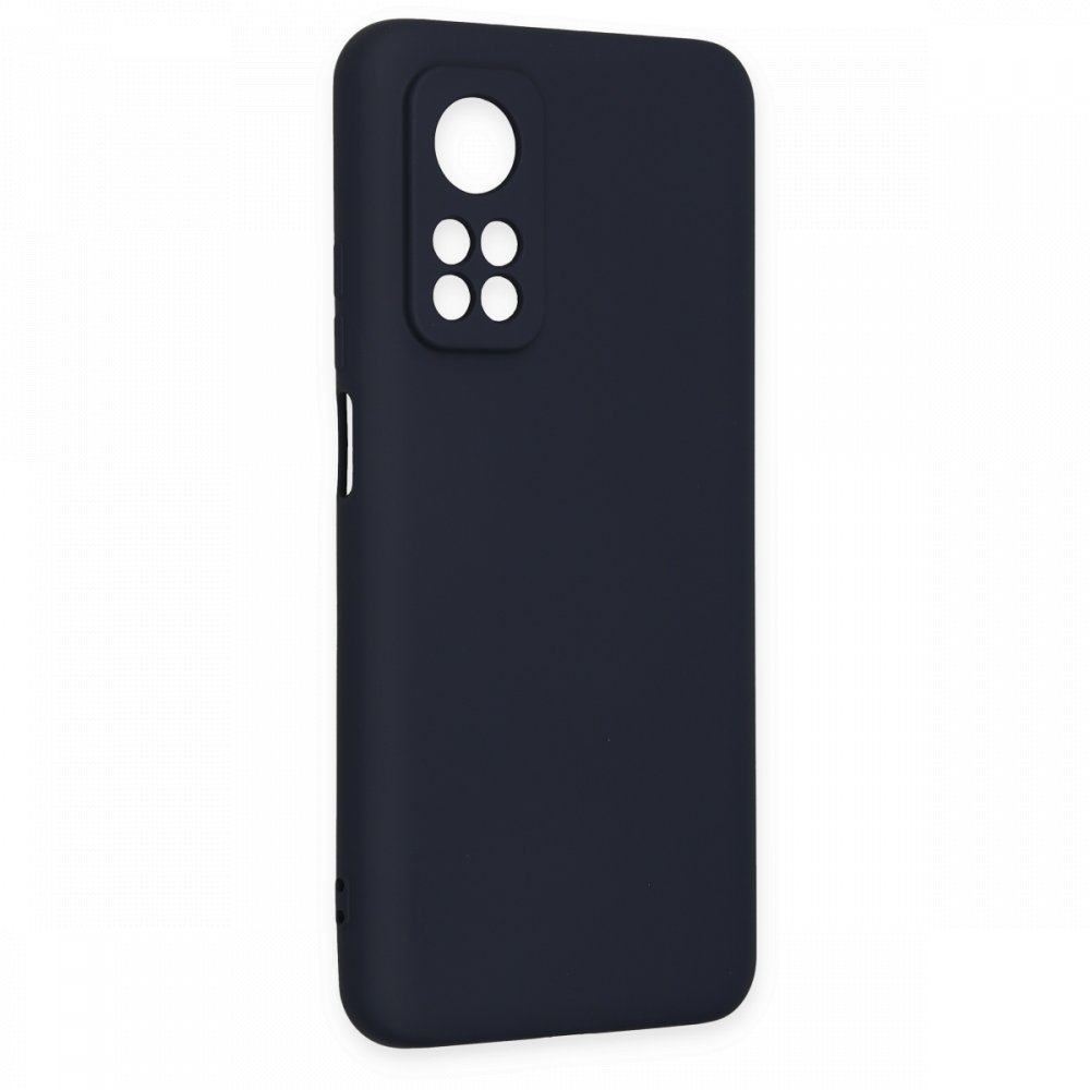  Xiaomi Mi 10T Pro Kılıf Nano içi Kadife Silikon - Lacivert