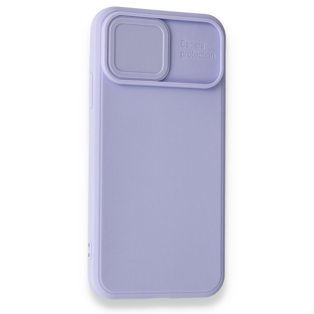 iPhone X Kılıf Color Lens Silikon - Mor  iPhone X Kılıf Color Lens Silikon - Mor