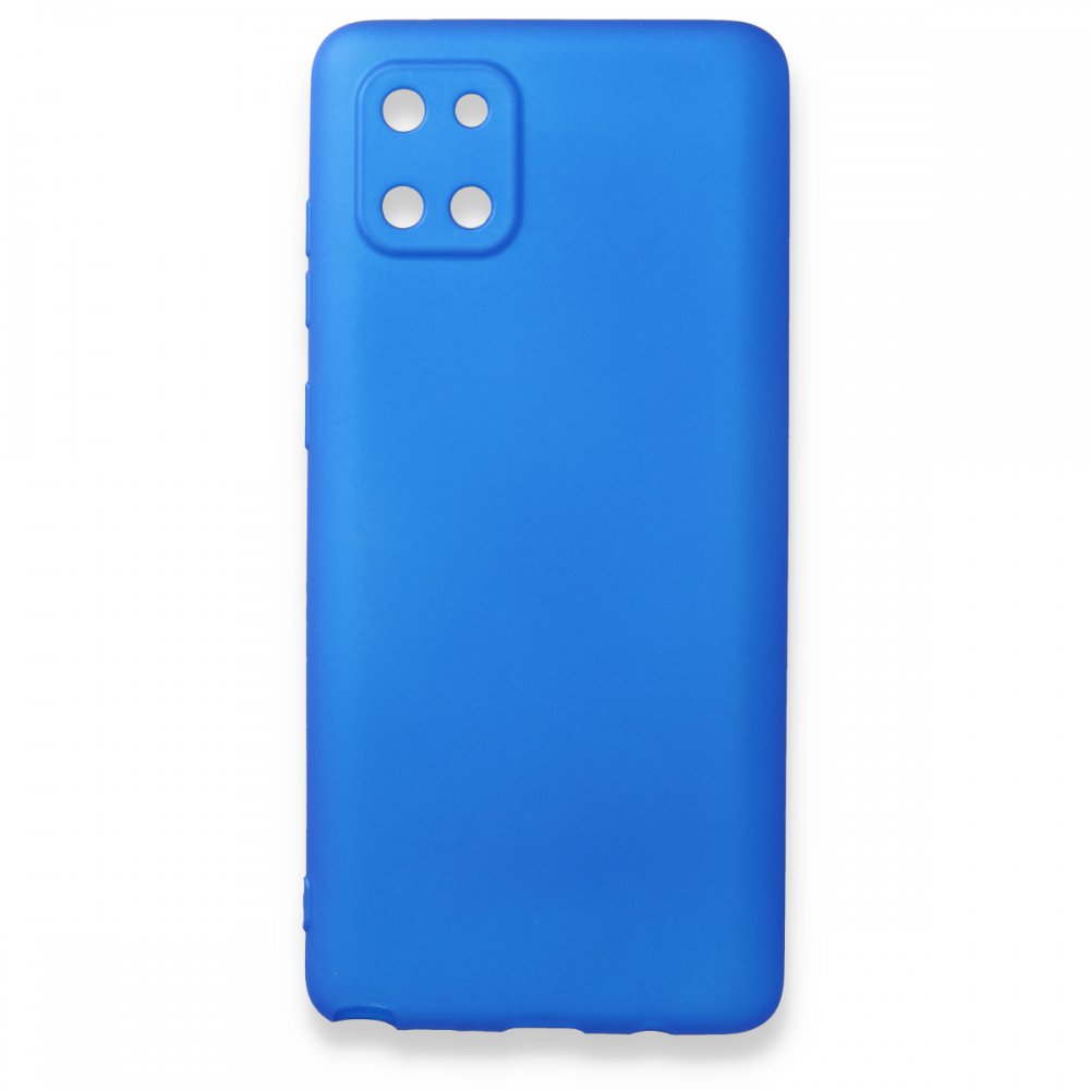  Samsung Galaxy A81 / Note 10 Lite Kılıf First Silikon - Mavi