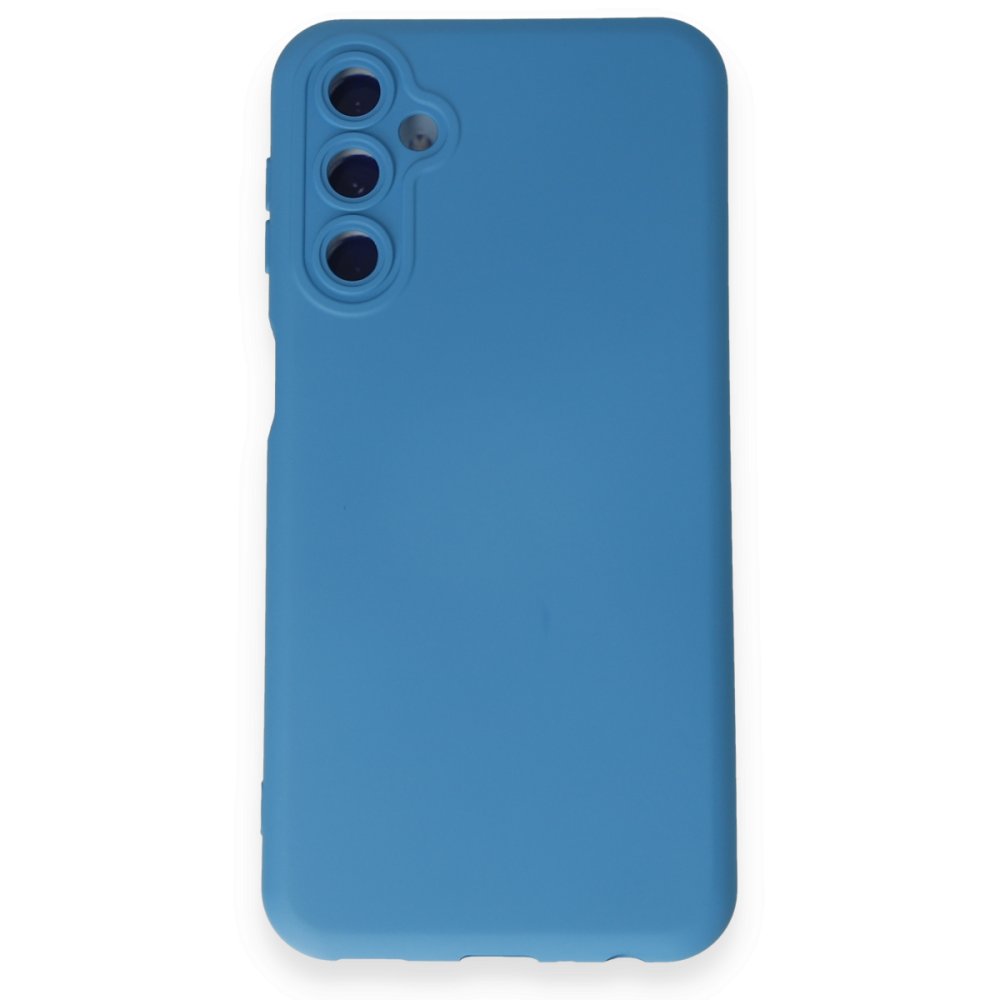  Samsung Galaxy M14 5G Kılıf Nano içi Kadife Silikon - Mavi