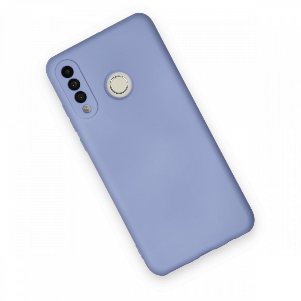 Huawei P30 Lite Kılıf Nano içi Kadife Silikon - Lila Huawei P30 Lite Kılıf Nano içi Kadife Silikon - Lila