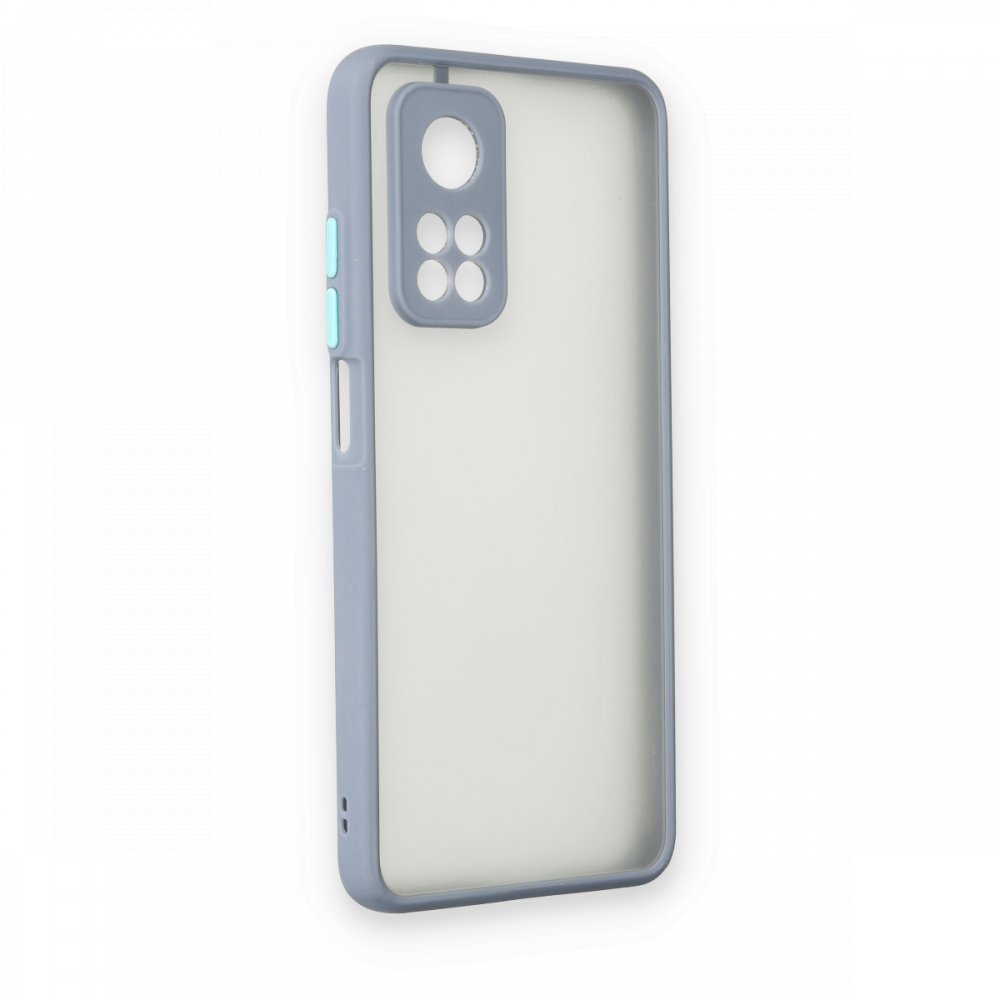  Xiaomi Mi 10T Pro Kılıf Montreal Silikon Kapak - Gri