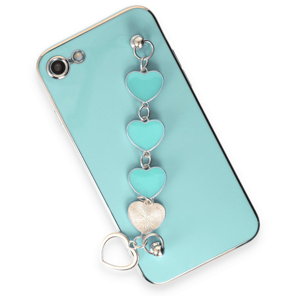  iPhone 7 Kılıf Esila Silikon - Su Yeşili