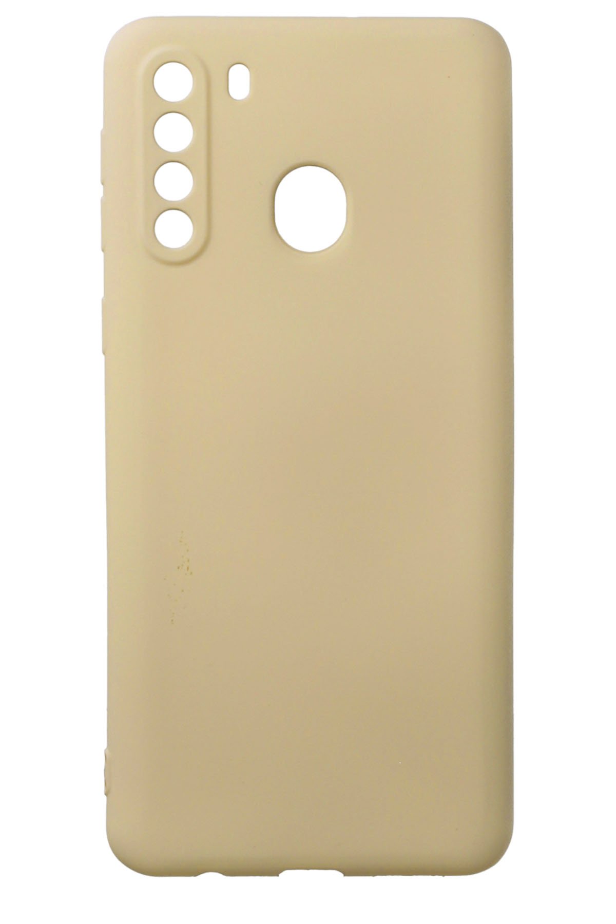  Samsung Galaxy A21 Kılıf First Silikon - Gold