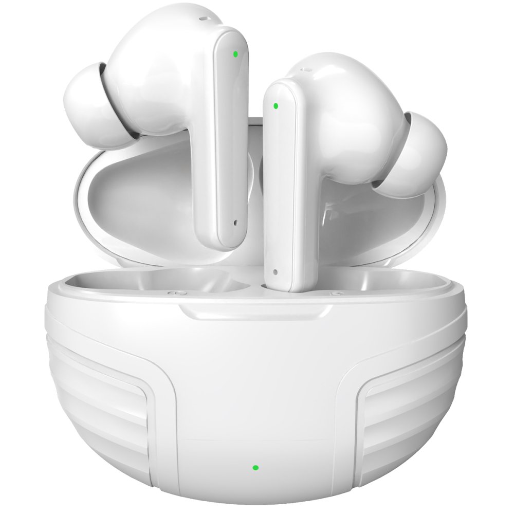  LS-19 Aktif Gürültü Engelleyici Özellikli Bluetooth 5.4 Kablosuz Airpods Kulaklık - Beyaz