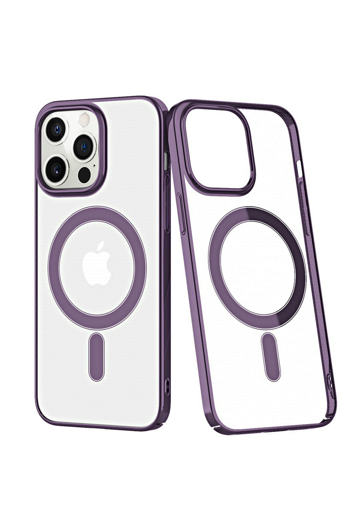  iPhone 13 Pro Max Kılıf Element Magneticsafe Sert Kapak - Derin Mor