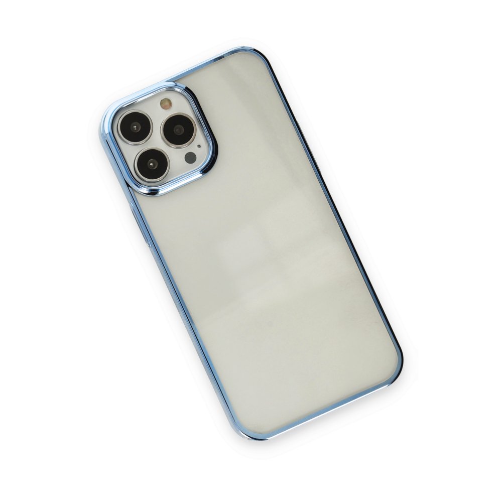  iPhone 14 Pro Max Kılıf Element Silikon - Sky Blue