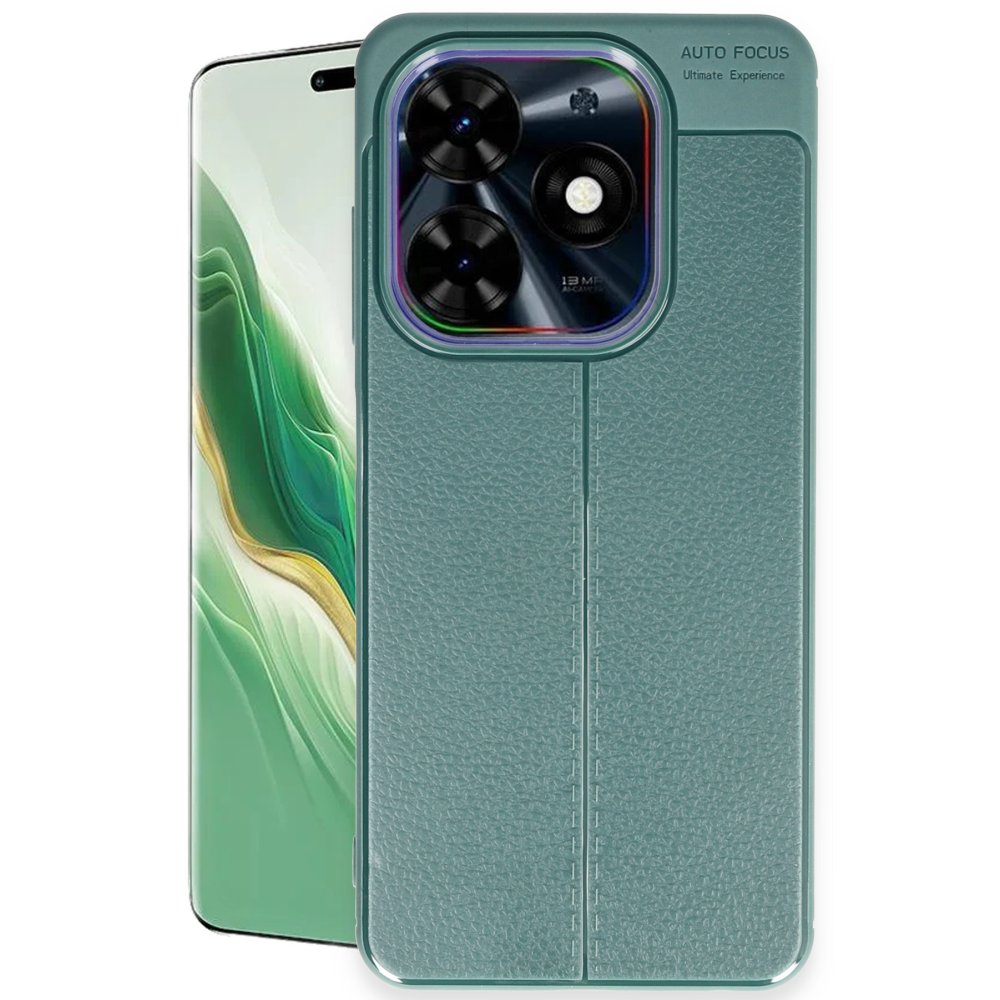 Tecno Spark 20C Kılıf Auto Focus Kapak - Koyu Yeşil Tecno Spark 20C Kılıf Auto Focus Kapak - Koyu Yeşil