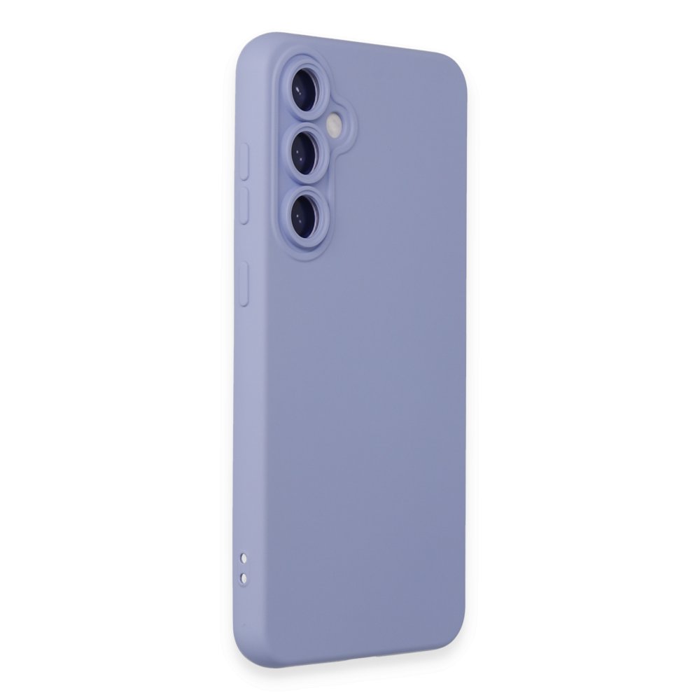  Samsung Galaxy S24 Kılıf Nano içi Kadife Silikon - Lila