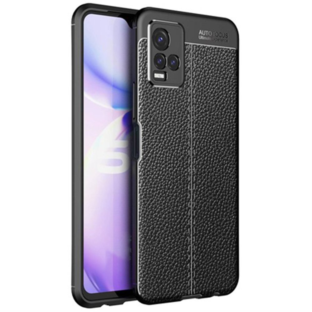  Vivo Y21 Kılıf Auto Focus Kapak - Siyah