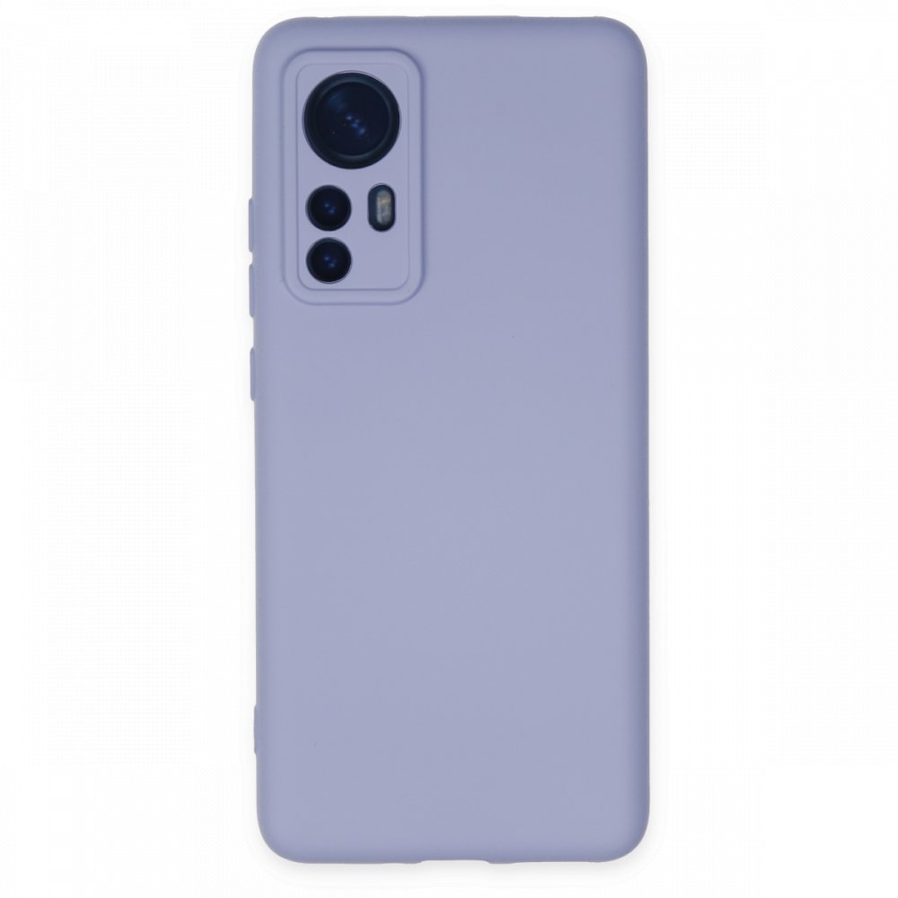  Xiaomi Mi 12 Kılıf Nano içi Kadife Silikon - Lila