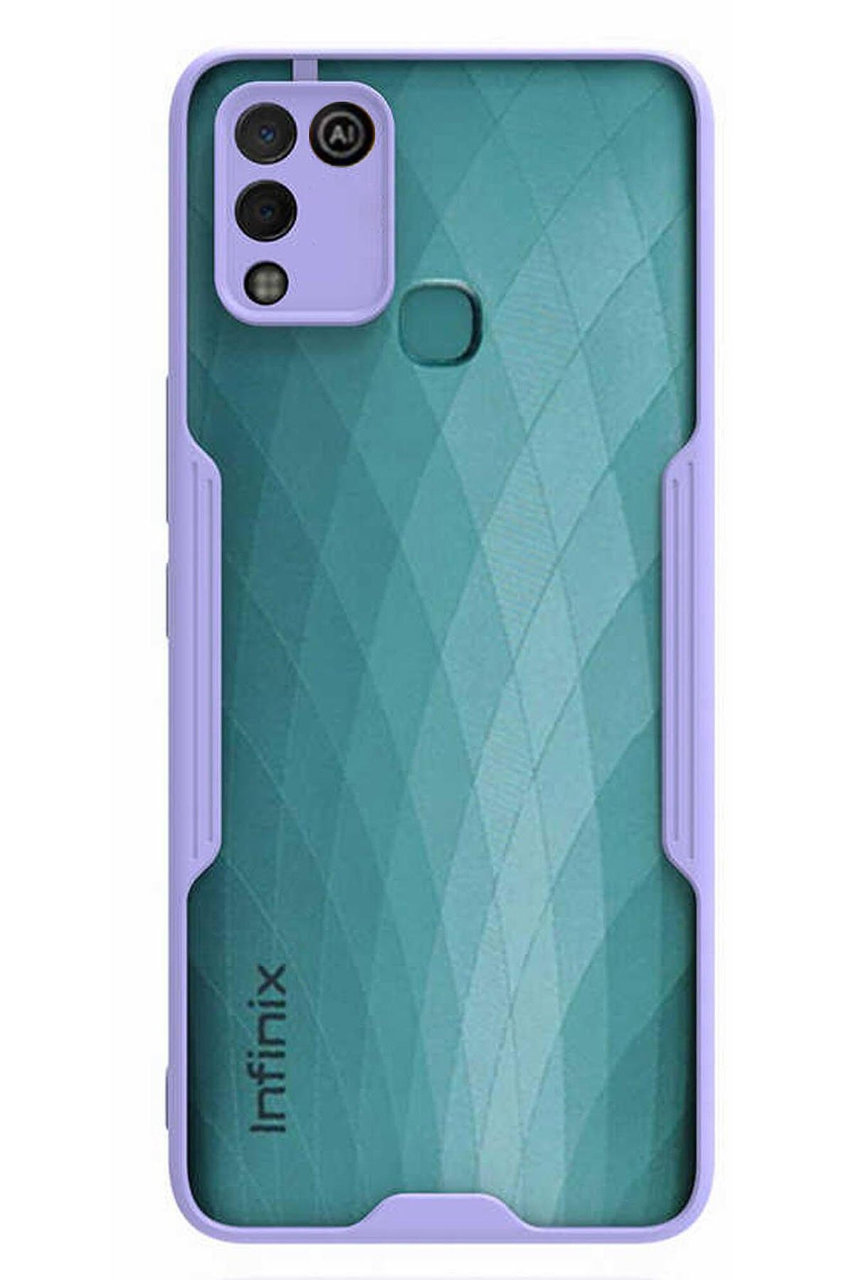  İnfinix Hot 11 Play Kılıf Platin Silikon - Lila