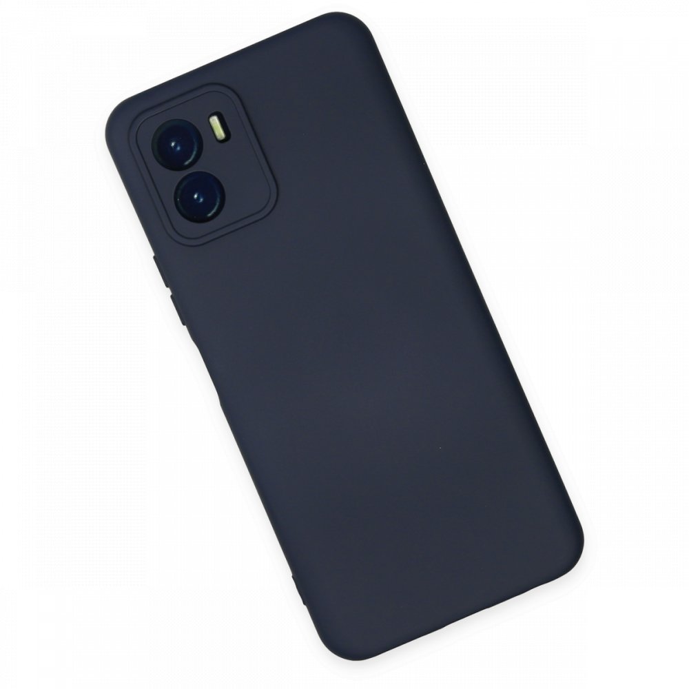  Vivo Y15S Kılıf Nano içi Kadife Silikon - Lacivert