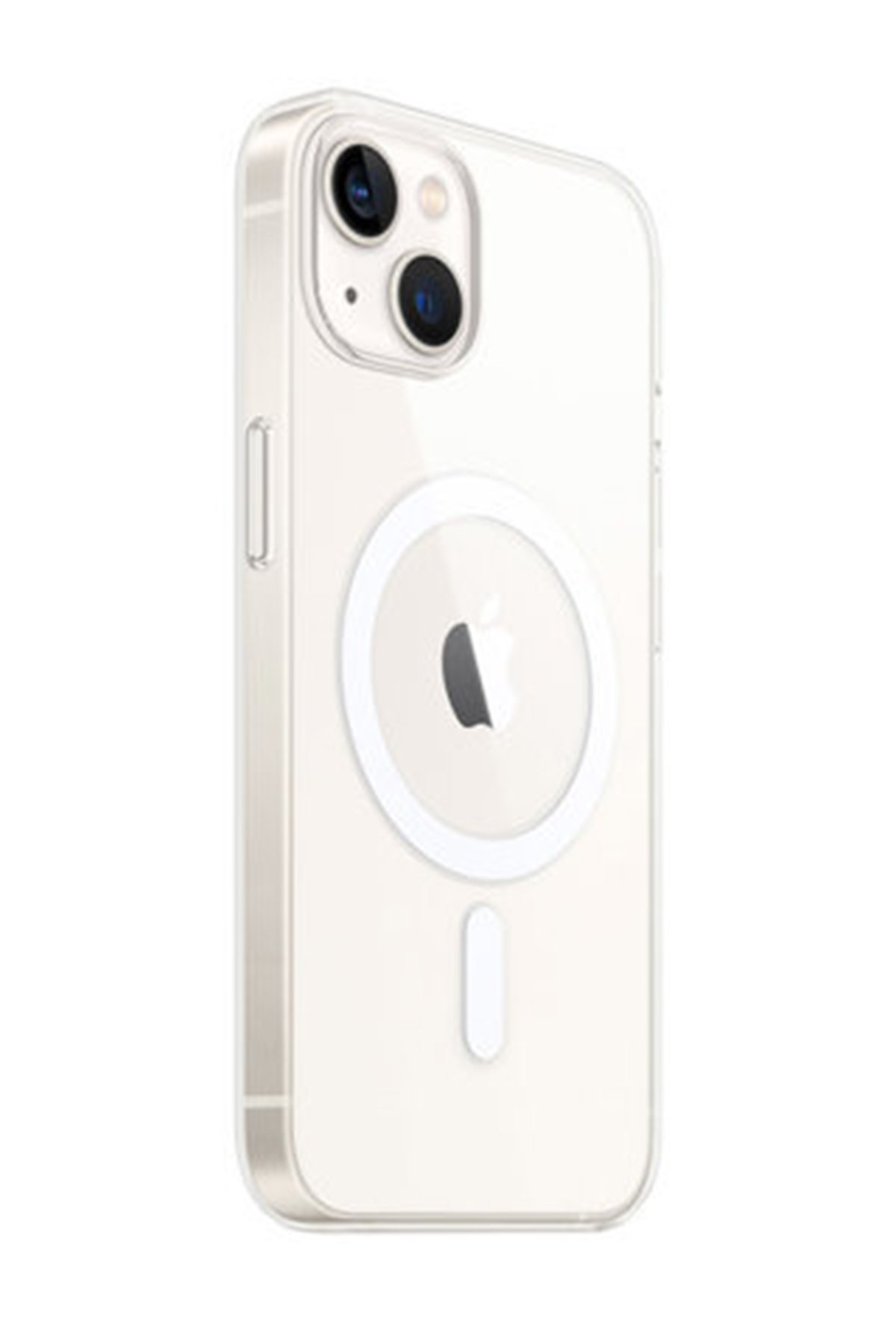 iPhone 14 Plus Kılıf Magneticsafe Şeffaf Silikon - Şeffaf