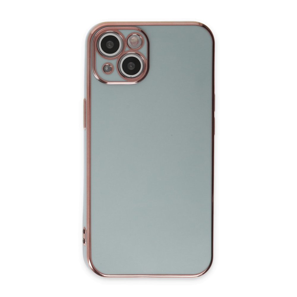  iPhone 15 Kılıf Volet Silikon - Açık Yeşil