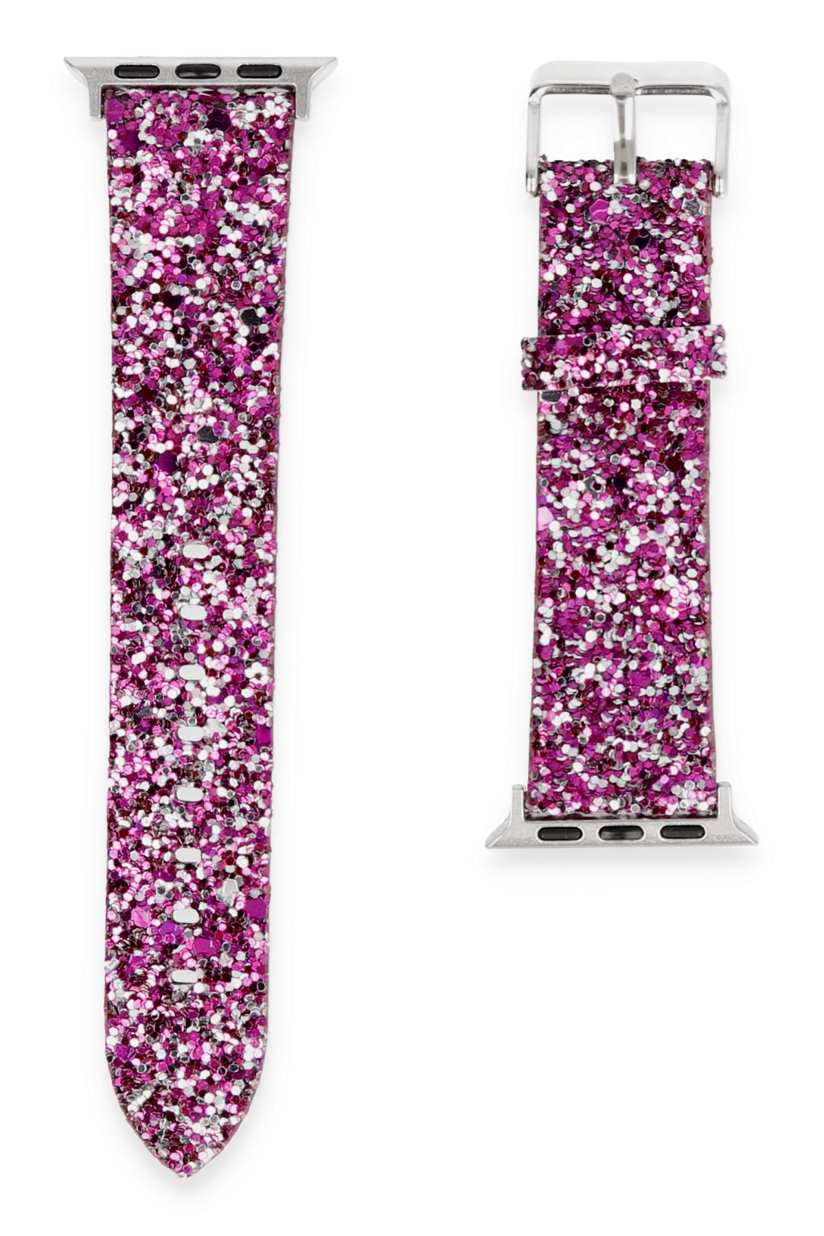  Apple Watch 45mm Starry Taşlı Kordon - Derin Mor