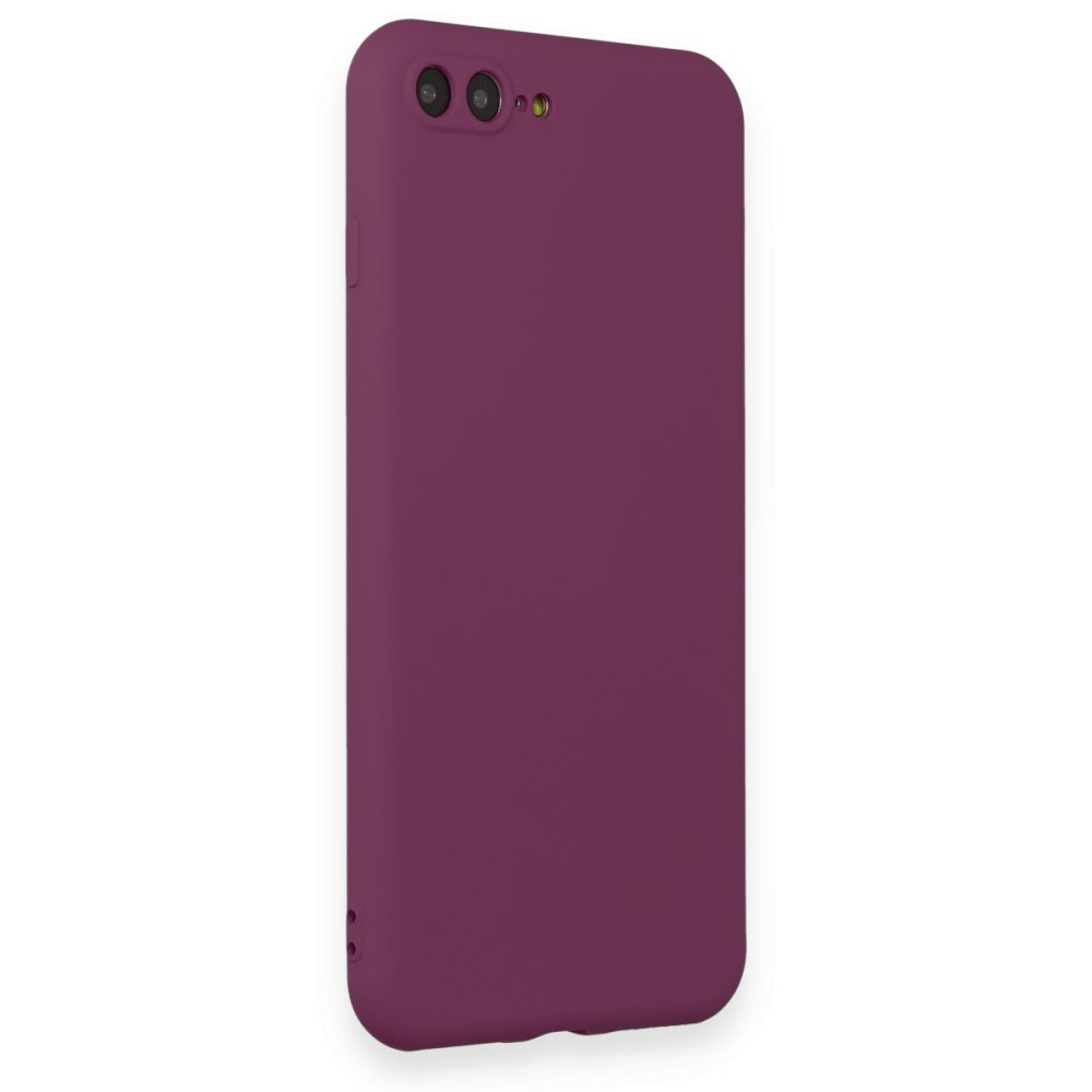 iPhone 8 Plus Kılıf First Silikon - Mürdüm