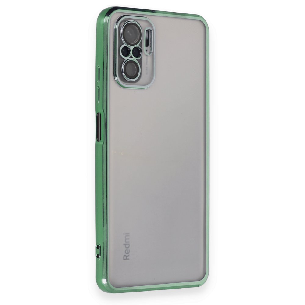 Redmi Note 10S Kılıf Razer Lensli Silikon - Yeşil