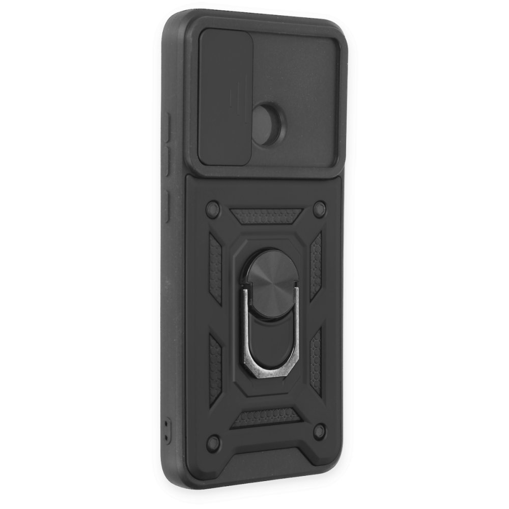 Redmi 10C Kılıf Pars Lens Yüzüklü Silikon - Siyah Redmi 10C Kılıf Pars Lens Yüzüklü Silikon - Siyah