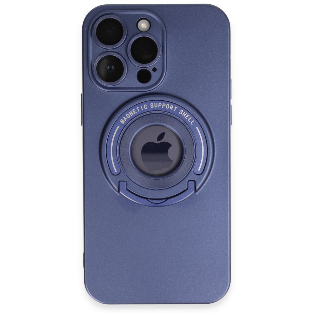  iPhone 13 Pro Max Kılıf Lukka Magneticsafe Kapak - Lacivert