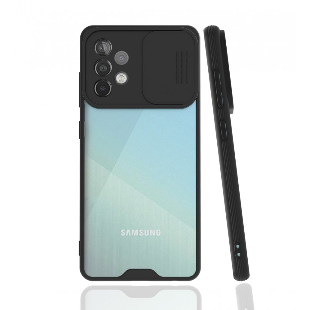 Samsung Galaxy A52S Kılıf Platin Kamera Koruma Silikon - Siyah Samsung Galaxy A52S Kılıf Platin Kamera Koruma Silikon - Siyah