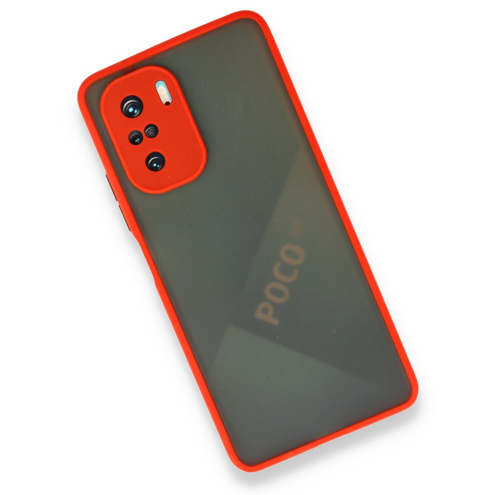 Xiaomi Mi 11i Kılıf Montreal Silikon Kapak - Kırmızı