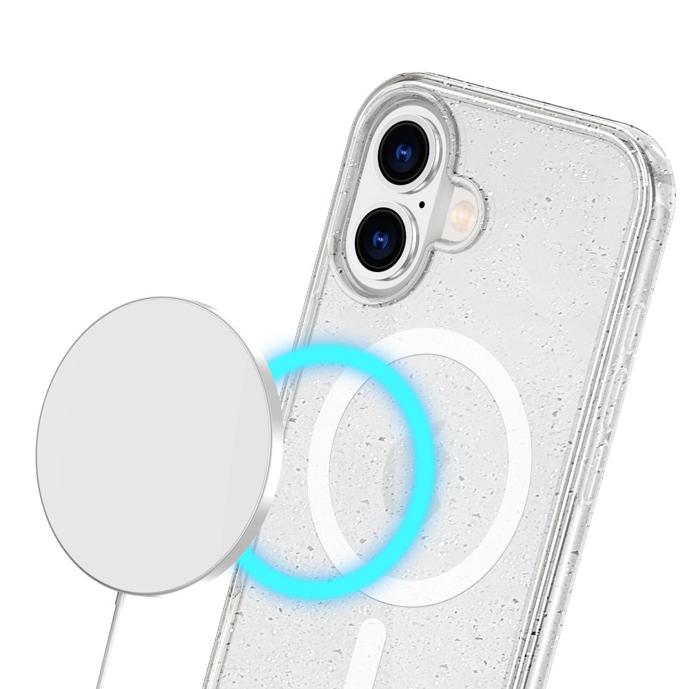 iPhone 16 Plus Kılıf Glow Magsafe Kapak - Turuncu  iPhone 16 Plus Kılıf Glow Magsafe Kapak - Turuncu