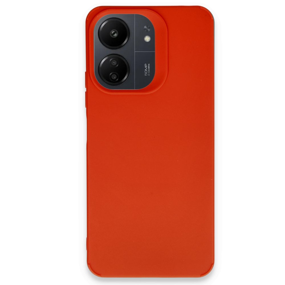  Xiaomi Poco C65 Kılıf Petro Silikon - Kırmızı