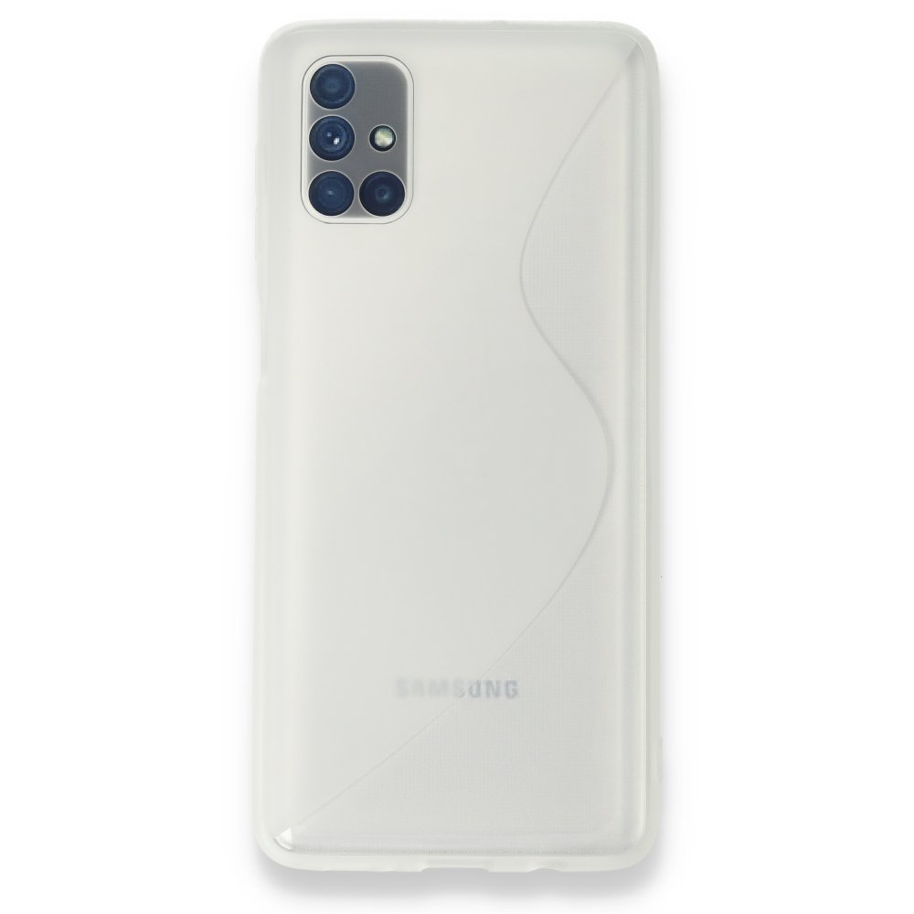  Samsung Galaxy M51 Kılıf S Silikon - Şeffaf