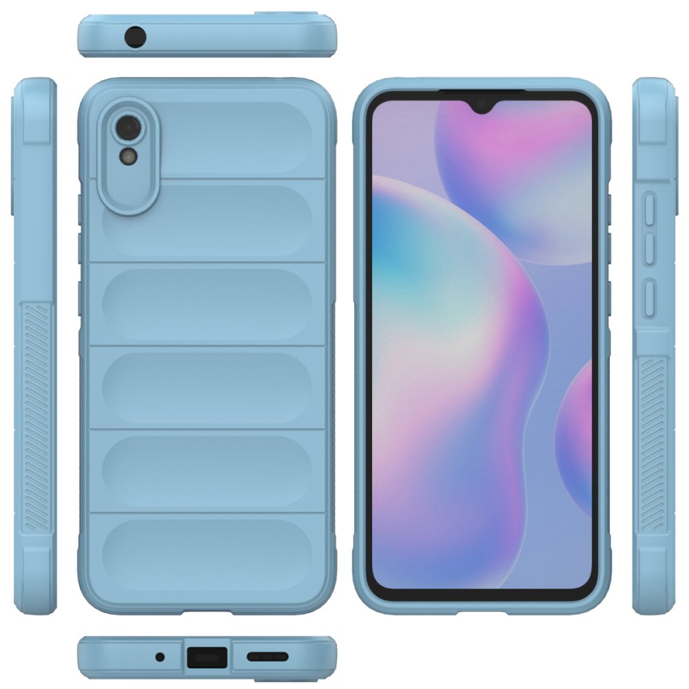 Redmi 9A Kılıf Optimum Silikon - Sky Blue Redmi 9A Kılıf Optimum Silikon - Sky Blue