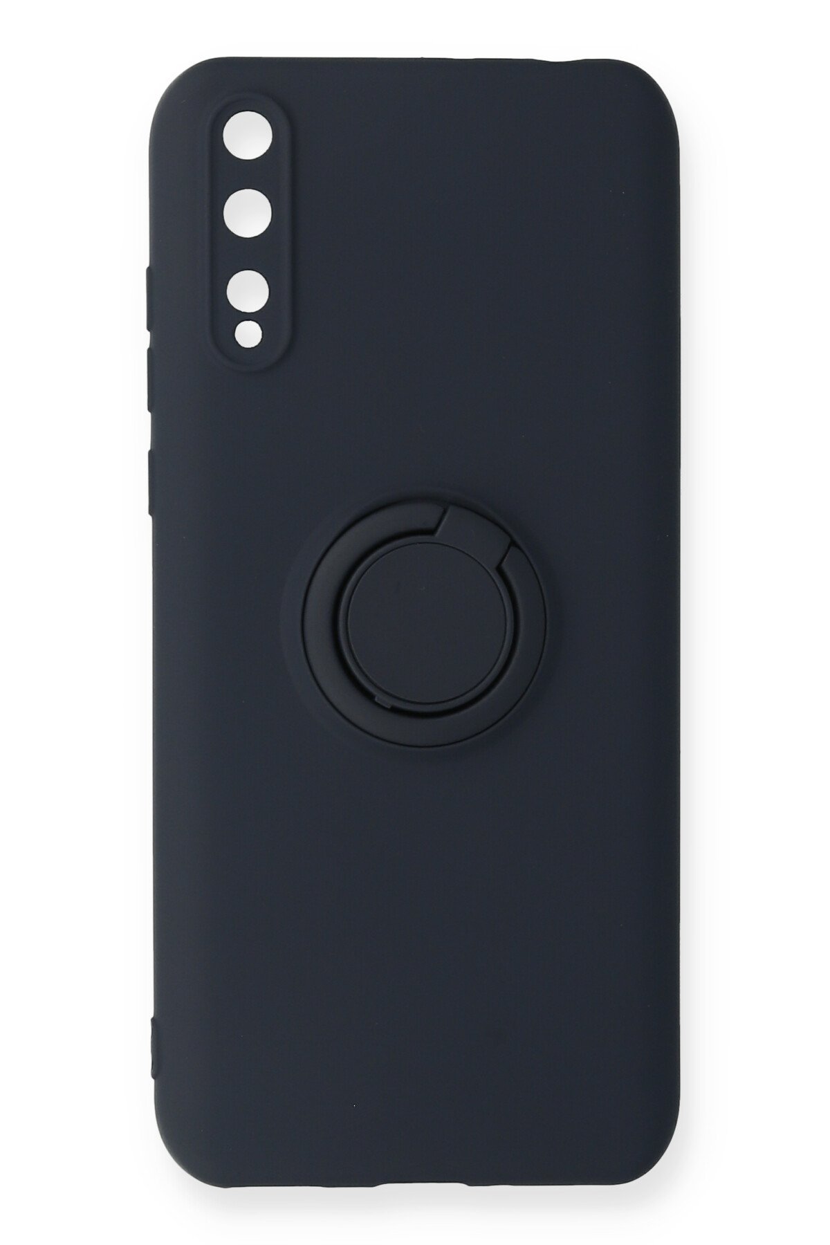 Huawei Y8P Kılıf Viktor Yüzüklü Silikon - Lacivert  Huawei Y8P Kılıf Viktor Yüzüklü Silikon - Lacivert