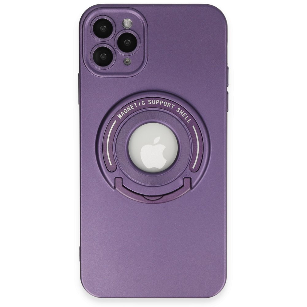  iPhone 12 Pro Kılıf Lukka Magneticsafe Kapak - Derin Mor