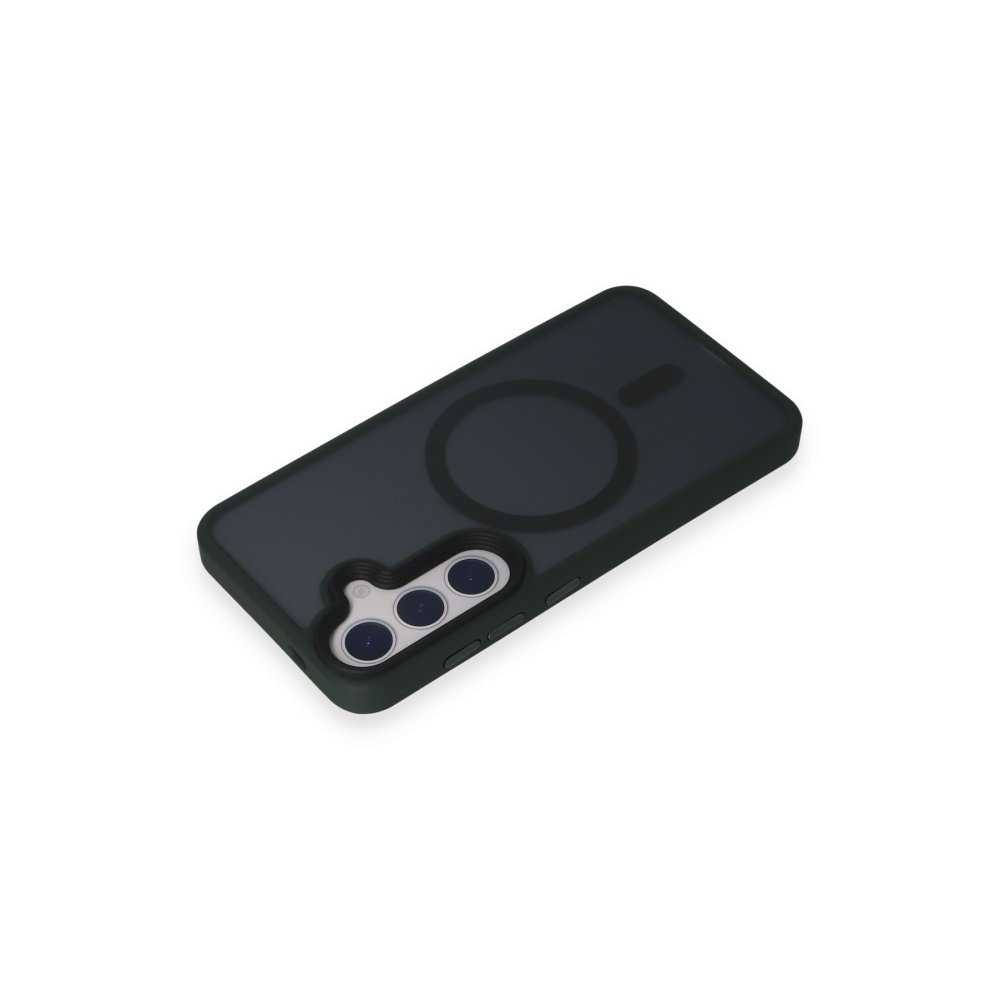  Samsung Galaxy S24 Kılıf Trex Magneticsafe Kapak - Koyu Yeşil